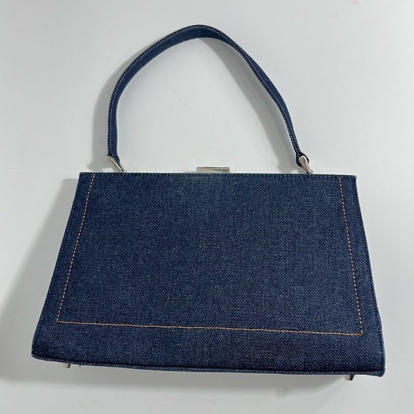 GUESS Y2K Denim Mini Shoulder Bag Purse - Picture 2 of 10